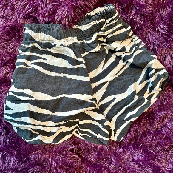 Vintage Vibes H&M Athletic Zebra Print Shorts-XS - Picture 4 of 6
